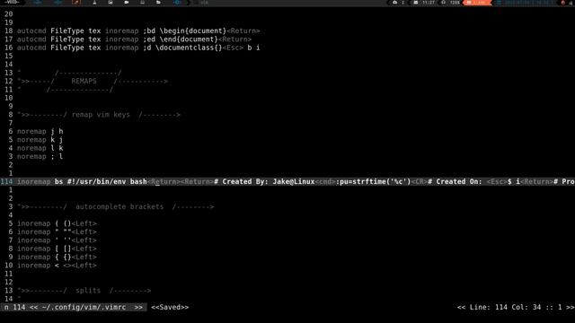 Vim remap to add header to files смотреть онлайн