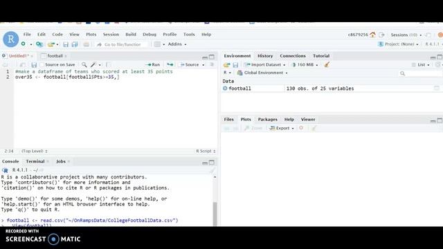 R Studio Lesson 2.1 смотреть онлайн