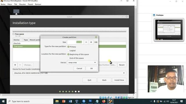 Install Linux Terbaru Linux Mint 20.1 Ulyssa | Di VirtualBox смотреть онлайн