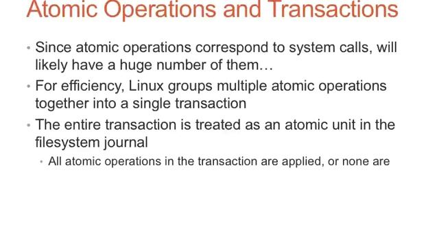 Lecture 26 Journaling filesystems Wi2016 смотреть онлайн