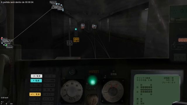 OpenBve Japão Chashinai Koriyama Line 1 Ida e Volta trem Séries 8000 смотреть онлайн