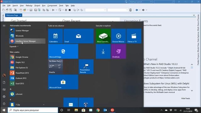 Instalando o Interbase 2020 no Delphi 10.3.3 смотреть онлайн