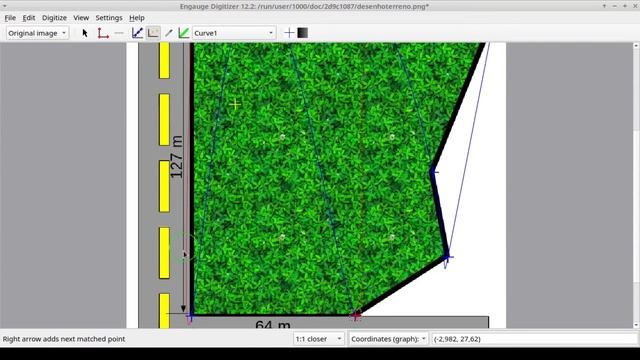 Cálculo de áreas através de fotografias - LibreOffice + Engauge Digitizer. смотреть онлайн