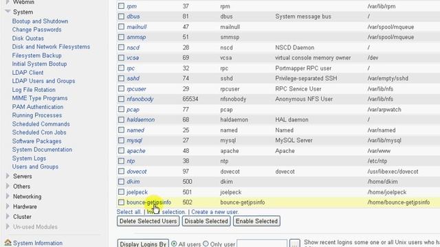 Use webmin to change settings on existing domain смотреть онлайн