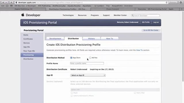 11. Developer: Provisioning Profiles смотреть онлайн