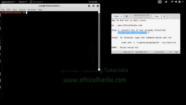 Install VLC Player in Kali Linux 2018 - Ethical Hacking Tutorials смотреть онлайн