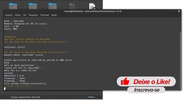 MELHOR PROGRAMA PARA CRIAR PENDRIVE MULTIBOOT - VENTOY LINUX + DICA BONUS смотреть онлайн