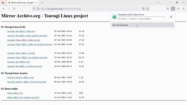 Tsurugi Linux смотреть онлайн