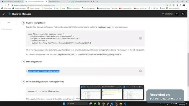 MuleSoft flex gateway installation Red hat Linux смотреть онлайн