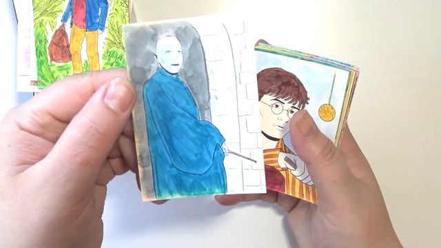 COMPLETED COLORING BOOK SHARE - Kinda - Harry Potter Coloring Kit смотреть онлайн