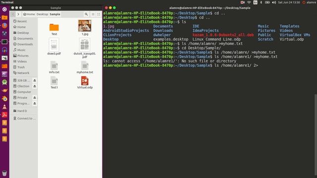 #28 Linux Command Line - Input Output Redirection Part3 смотреть онлайн