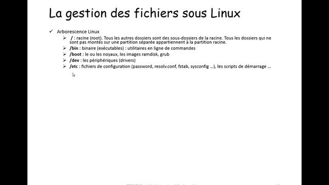 ETRS508 Vidéo 8 Arborescence Linux смотреть онлайн