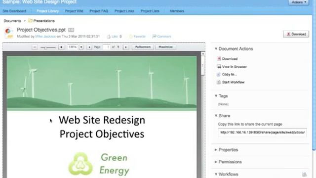 Alfresco Team Document .flv смотреть онлайн