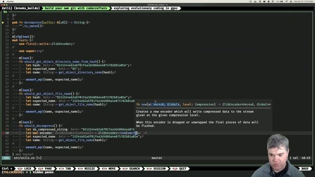 Building Git from Scratch with Rust - ls-tree part 1 смотреть онлайн