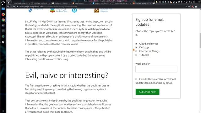 Linux Security News - Cryptocoin Miner Hidden In Ubuntu Snap Store смотреть онлайн