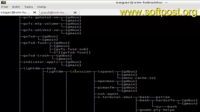 How to display process tree in Bash смотреть онлайн