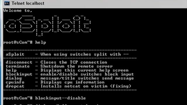 aSploit Remote Terminal - Educational Purposes Only [Not Finished] смотреть онлайн