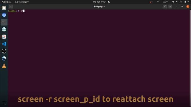 Sử dụng screen, giữ phiên làm việc trên linux - using screen to keep session on linux смотреть онлайн