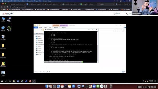 Analyzing Processes (LINUX OS) Part 1 - (Cybersecurity 3.1.3) смотреть онлайн