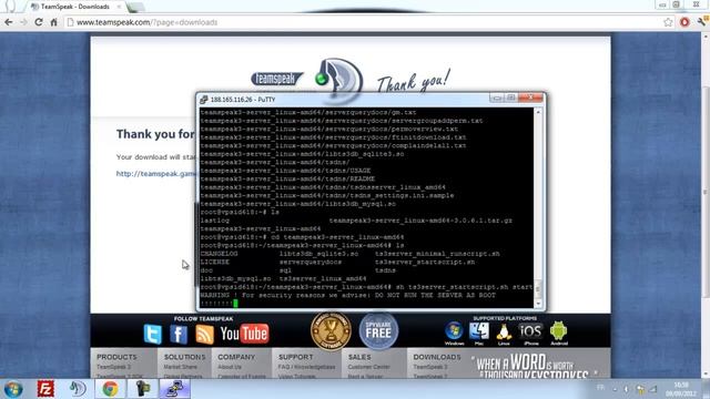 Installer un serveur teamspeak 3 sur linux смотреть онлайн
