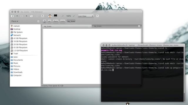 Change the Main Menu icon in Ubuntu смотреть онлайн