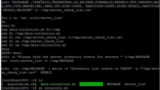 Create Linux Inventory in 1 minute using shell scripts смотреть онлайн