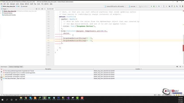 Flutter Tutorial - Value Widgets #5 Drop Down Button смотреть онлайн