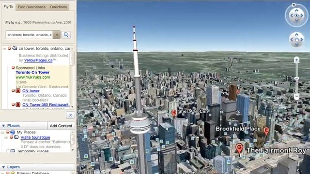 CN Tower Google Earth mp4 Kino смотреть онлайн