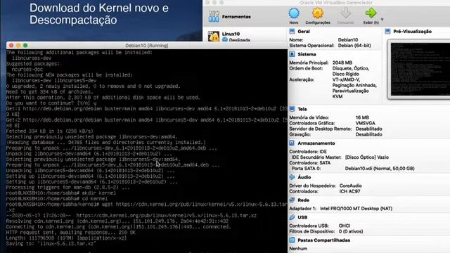 Compilação e instalação Kernel 5 - Debian 10 смотреть онлайн