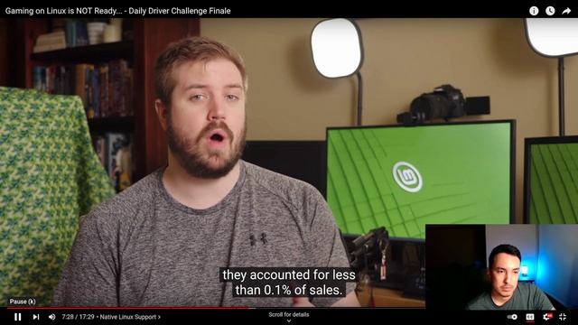 Linus Is WRONG And CORRECT About Linux Gaming Reaction смотреть онлайн