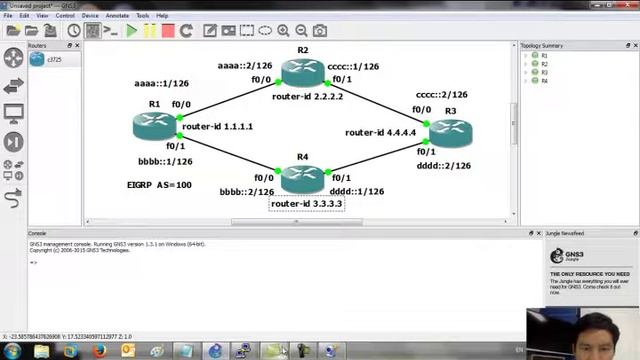 CCNA วิธีการ Configuring EIGRP สำหรับ IPv6 โดย Mr.Jodoi смотреть онлайн