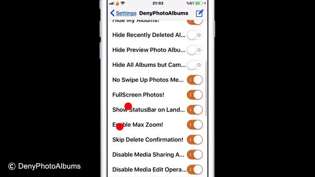 DenyPhotoAlbums: 📸⚙️Hide Needless Photo Albums & More Tweak iOS 11.3.1 смотреть онлайн