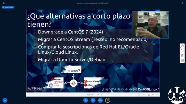Webinar ¿Hay Vida despues de CentOS Linux 8? смотреть онлайн