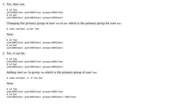 Unix & Linux: Primary and secondary groups (2 Solutions!!) смотреть онлайн