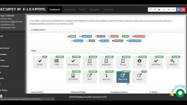 Live Hacking - Website - Introduction_Real_Time_Tasks смотреть онлайн
