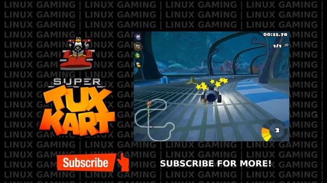GAMING IN LINUX: SuperTuxKart (using a Nintendo Switch controller) смотреть онлайн