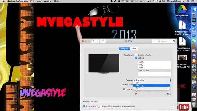 How to rotate your screen on Yosemite OS X смотреть онлайн