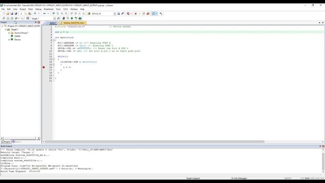 011 - STM32F1 GPIO INPUT OUTPUT смотреть онлайн