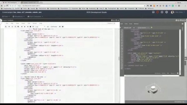 ROS Developers LIVE-Class #17: Let's Simulate a Robotic Arm With Gazebo