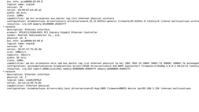 Ubuntu: wifi disabled Ubuntu 16.04(sudo lshw -C network) смотреть онлайн