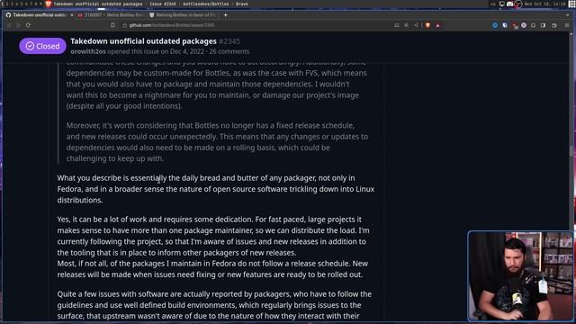Bottles Is Sick Of Downstream Linux Distro Packages смотреть онлайн