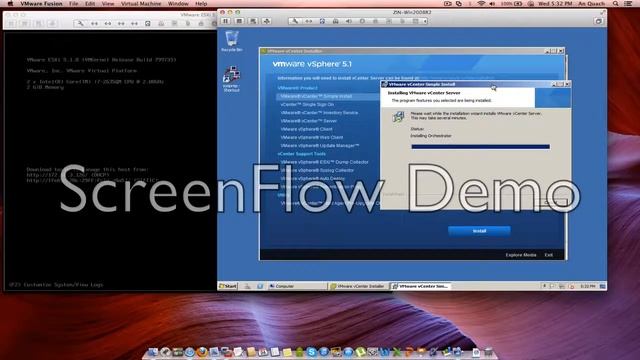 Install vCenter, vSphere Client, vSphere Web Client смотреть онлайн