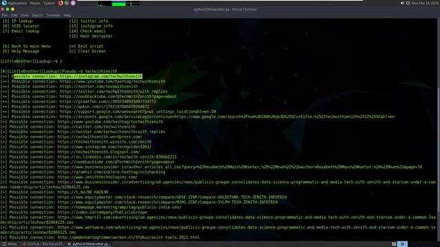 Information Gathering & Reconnaissance || OSINT || Ethical Hacking || Parrot security смотреть онлайн
