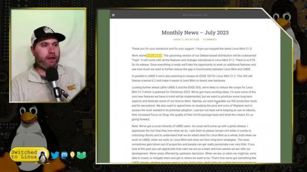 Wayland on Linux Mint?