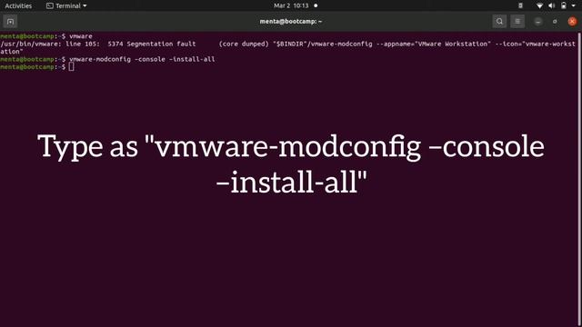 how to fix vmware segmentation fault , Couldn't open VMware , How to get my VMware restored ubuntu смотреть онлайн