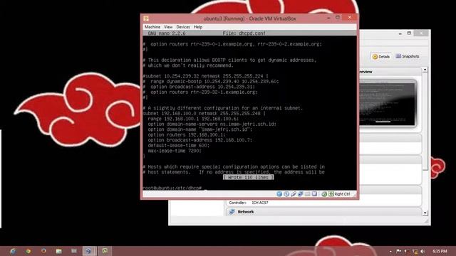 Tutorial DHCP ubuntu server via virtualbox смотреть онлайн