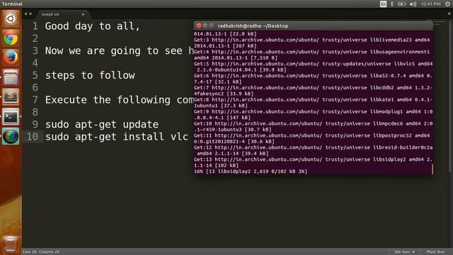 How to install VLC in ubuntu 14.04 смотреть онлайн