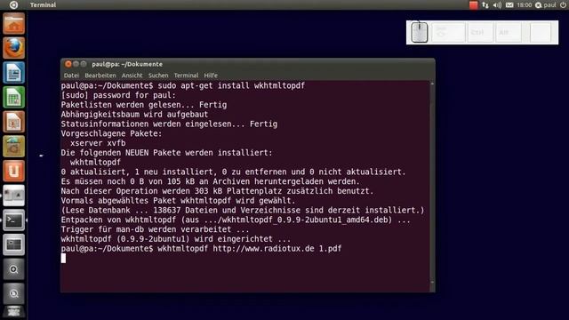 Ubuntu - html in pdf umwandeln смотреть онлайн