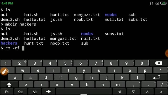 Bash- Basic Commands RM, CAT, RMDIR | By Noob Coders смотреть онлайн