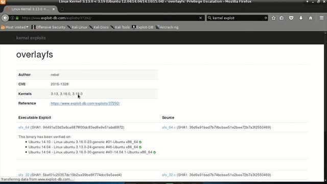 Poc - Privilege escalation - Linux Kernel 3.13 - смотреть онлайн